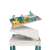 Pepita Multifunctional Building Table with 2pcs chairs + gift building blocks #blue-yellow 74023906