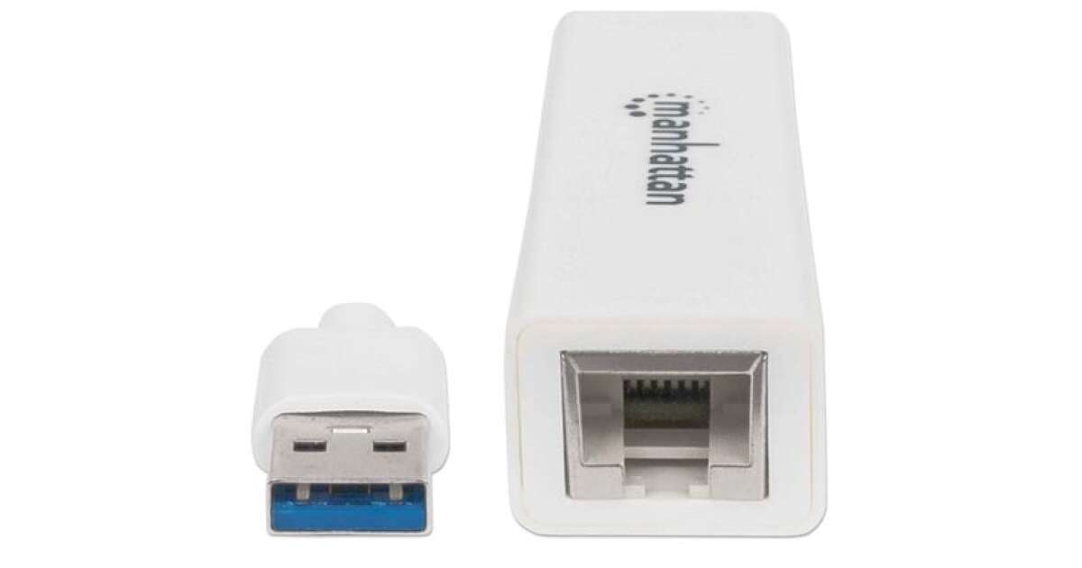 MANHATTAN adapter, Gigabites, USB 3.0 csatlakozás, MANHATTAN