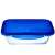 Pyrex Cook&Go üveg sütőtál kék fedővel, elülső nézet