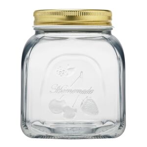 Pasabahce Homemade 0.5L befőttes üveg arany fedővel - Pasabahce