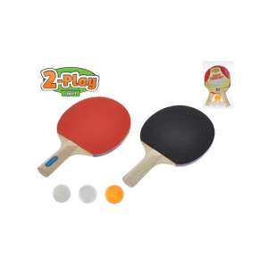 2-Play Tischtennis Schläger Set mit 3 Bällen - Sport & Freizeit