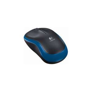 Logitech M185 vezeték nélküli egér, kék, fekete, ergonomikus kialakítás - Logitech Egér