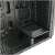 LC Power Midi 7040B computer case, black, interior view, hard drive bay