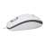 Logitech M100 White Wired Mouse side angle