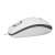 Logitech M100 wired mouse, white, side view