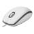 Logitech M100 White Wired Mouse 3/4 view