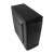 HÁZ LC Power Midi - 7034B computer case, black, angled view