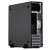 Akyga AK-502-02BK Small Form Factor Computer Case, black, rear view
