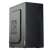 Akyga AK36BK mATX computer case, black, side view