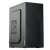 Akyga AK36BK mATX computer case, black, side view