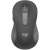 Top view of Logitech Signature M650 graphite wireless mouse