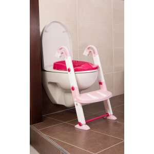 KidsKit WC fellépő lépcső, bili és szűkítő, 3 az 1-ben, fehér-rózsaszín-pink 74091501 Bilik