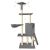 Purlov Macskafa 138cm 5-level cat tree with scratching posts and toys