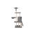 Purlov Macskafa 138cm 5-level cat tree with scratching posts and toys