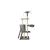Purlov Macskafa 138cm 5-level cat tree with scratching posts and cat cave