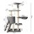 Tower-type multi-level cat playground set with toys and ladders, 138cm, grey 80034650