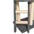 Close-up of Purlov Macskafa cat tree ladder and scratching post