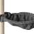 Close-up of the gray hammock of a cat tree