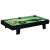 vidaXL Mini masă de biliard, 3 picioare, negru & verde 92 x 52 x 19 cm 74096556