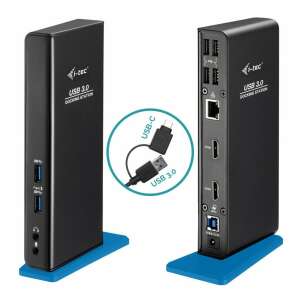 I-TEC USB 3.0 Docking Station, Dual HDMI, USB-C, USB 3.0, USB 2.0, Gigabit Ethernet, Audio-Ein-/Ausgabe - I-Tec
