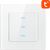 White Avatto N-TS10-W3 Smart Light Switch with TUYA App Compatibility