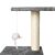 Cat scratching post and climbing frame, 5 levels, 90 cm, grey 124067556