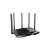Tenda TX27 Pro AX5700 Tri-Band Wi-Fi 6E Router, czarny, widok pod kątem
