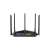 Tenda TX27 Pro AX5700 Tri-Band Wi-Fi 6E Router, czarny, widok z tyłu, pokazujący porty