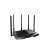 Tenda TX27 Pro AX5700 Tri-Band Wi-Fi 6E Router, czarny, widok pod kątem