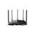 Tenda TX27 Pro AX5700 Tri-Band Wi-Fi 6E Router, czarny, widok z przodu