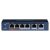Hikvision DS-3E0106HP-E 6-portový PoE switch, pohľad spredu
