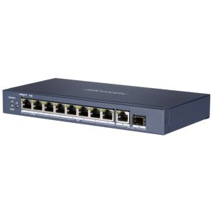 Hikvision DS-3E0510HP-E 10-portový Gigabit PoE+ Nespravovaný prepínač Uhol pohľadu - Hikvision