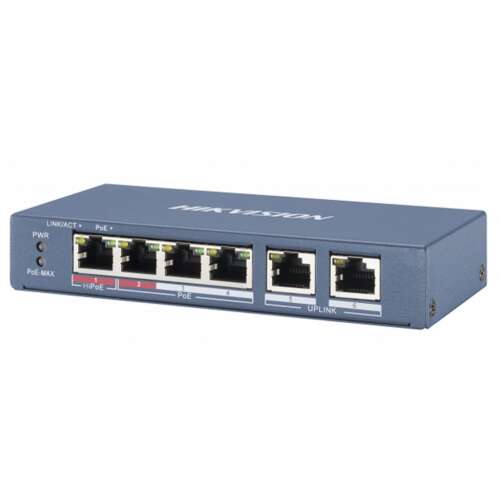 Hikvision DS-3E0106P-E/M 6-Port Gigabit PoE Switch