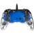 Nacon WiPiros Illuminated Compact USB Gamepad Transparent Blau PS4 Controller, Rückansicht