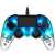 Nacon WiPiros Illuminated Compact USB Gamepad Transparent Blau PS4 Controller, Vorderansicht, beleuchtet