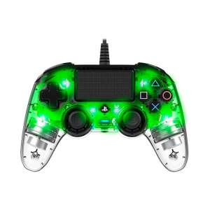 Nacon Illuminated Compact USB Gamepad - Прозрачен Зелен PS4 Контролер - Гейминг