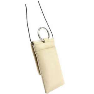 Krusell EDGE bézs mobiltelefon tok vállpánttal - Krusell