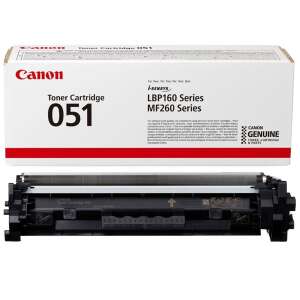 Canon CRG-051 Schwarze Tonerkartusche für LBP160 und MF260 Drucker - Canon Toner für Drucker