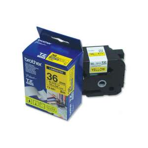 Brother TZE-661 laminated tape cassette, 36mm black on yellow, 8m - Printer Ribbon