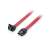 EQuip SATA3 data cable, 0.5m, L-shaped red connector, 111902