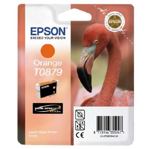 Epson T0879 narancs tintapatron Epson Stylus Photo R1900 nyomtatókhoz