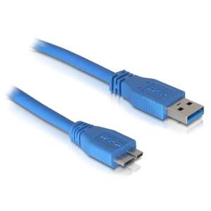 DeLock Kábel USB 3.0 type-A Apa > USB 3.0 type Micro-B Apa 1m Kék 82531 78848841 