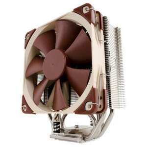 Răcitor CPU Noctua NH-U12S, maro și bej, vedere din unghi - Noctua Ventilator de PC