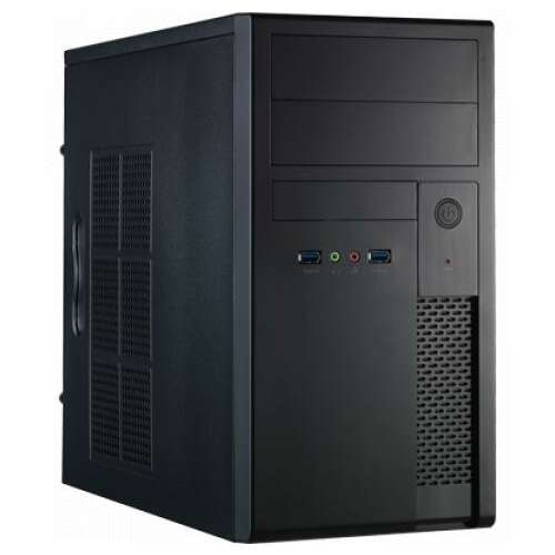 Chieftec MESH XT-01B-OP számítógép ház, fekete, ATX, elülső nézet - Chieftec