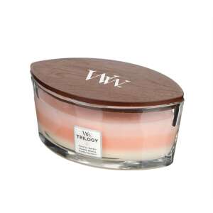 WoodWick Island Getaway Trilogy illatgyertya, 453,6g, Coastal Sunset, Sea Salt Mist, Island Coconut - WoodWick