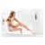 Epilator Beurer HL 76 4in1, 40 min, Utilizare umedă și uscată, 2 viteze, Baterie Li-ion, Atașamente, Alb/Roz 112841385
