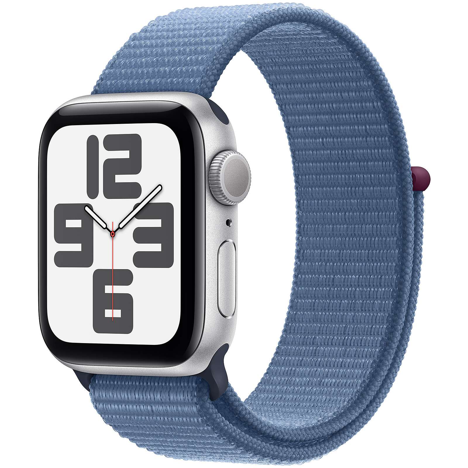 Apple watch se (2022) gps (40mm) okosóra - ezüst alumíniumtok kék...
