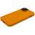 DECODED Silicone Back Cover for iPhone 14 Plus, Orange, side view