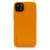 DECODED Silicone Back Cover for iPhone 14 Plus, Orange, front view