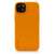 DECODED Silicone Back Cover for iPhone 14 Plus, Orange, front view